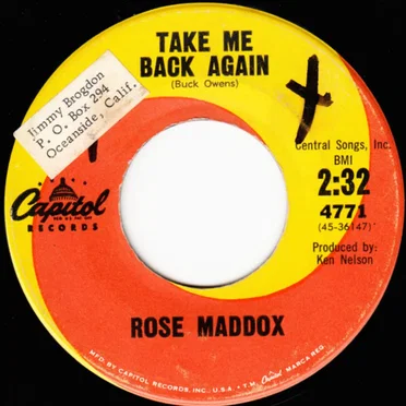 Take Me Back Again / Let’s Pretend We’re Strangers
