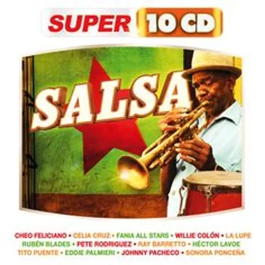 Super 10 CD Salsa by Various Artists - album cover