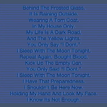 Behind the Frosted Glass