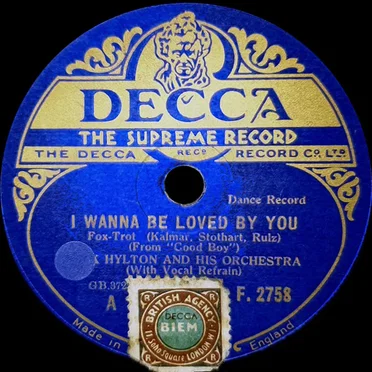 I Wanna Be Loved by You / It's Great to Be in Love