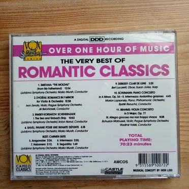 The Very Best of Romantic Classics by Various Artists - album cover