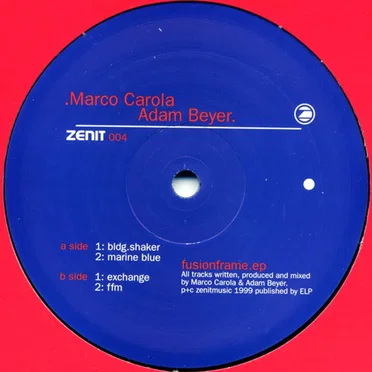 Fusion Frame EP by Marco Carola & Adam Beyer - album cover