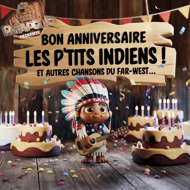BON ANNIVERSAIRE LES P’TITS INDIENS ! Et autres chansons du Far‐West.. by Patapouf - album cover