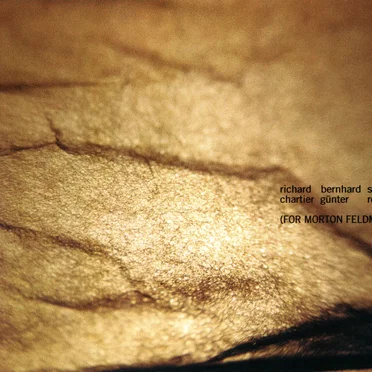 (For Morton Feldman)