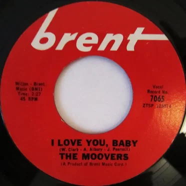 I Love You Baby / One Little Dance by The Moovers - album cover