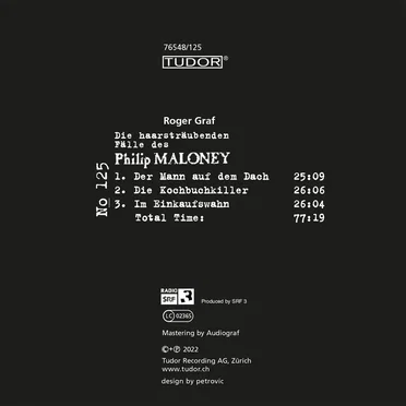Die haarsträubenden Fälle des Philip Maloney, N° 125 by Roger Graf - album cover