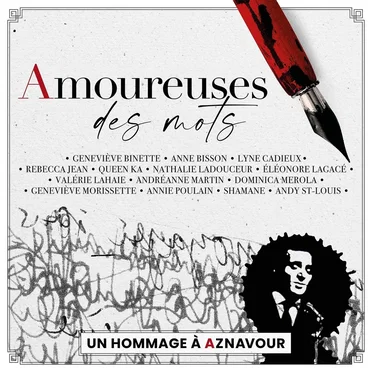 Amoureuses des mots (Un hommage à Aznavour) by Various Artists - album cover