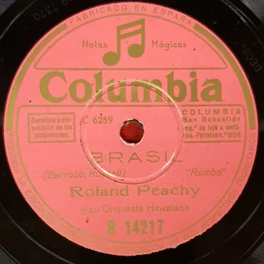 Brasil / Chez-Moi by Roland Peachy Y Su Orquesta Hawaiana - album cover