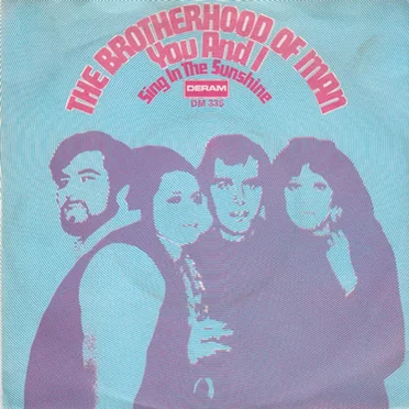 You and I / Sing in the Sunshine by Brotherhood of Man - album cover