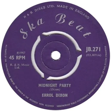 Midnight Party / It Makes No Difference by Errol Dixon - album cover