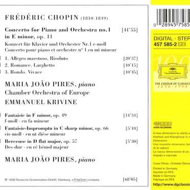 Piano Concerto no. 1 / Fantaisie op. 49