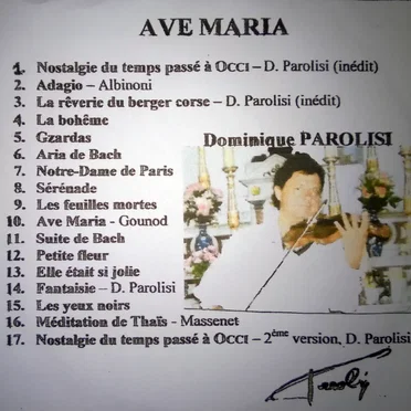 Ave Maria by Dominique Parolisi - album cover