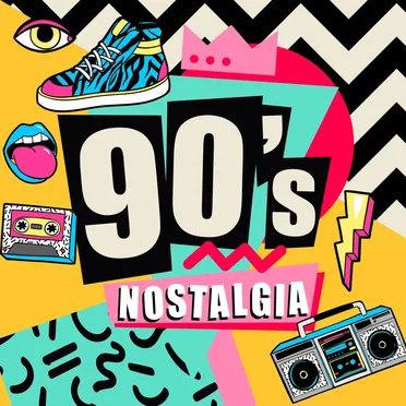 90's Nostalgia by Various Artists - album cover