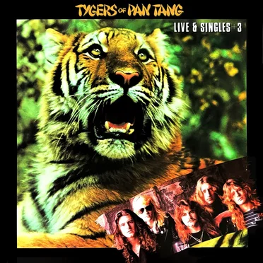 Live & Singles + 3 by Tygers of Pan Tang - album cover