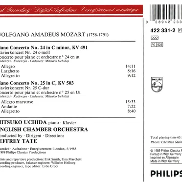 Piano Concertos Nos. 24, 25