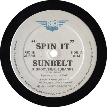 Spin It by Sunbelt - album cover