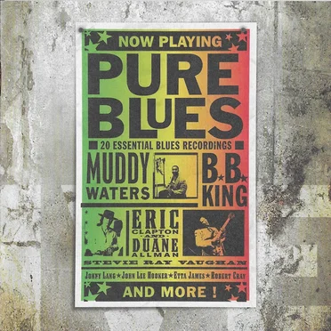 Pure Blues: 20 Essential Blues Recordings by Various Artists - album cover