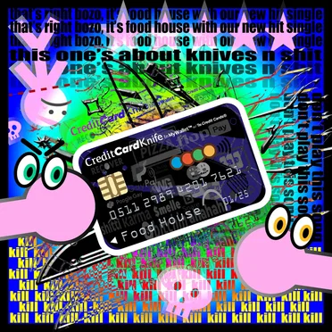 credit card knife by food house - album cover