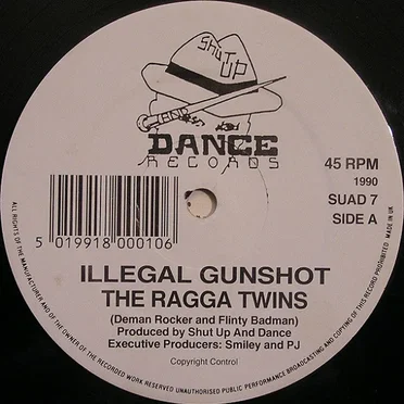 Illegal Gunshot / Spliffhead by The Ragga Twins - album cover