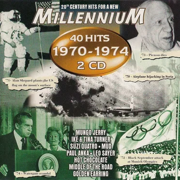 20th Century Hits for a New Millennium: 40 Hits of 1970–1974 by Various Artists - album cover