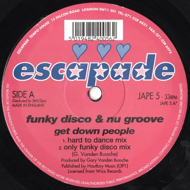 Get Down People by Funky Disco & Nu Groove - album cover