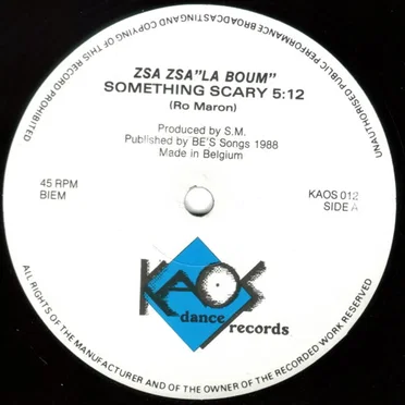 Something Scary by Zsa Zsa "La Boum" - album cover