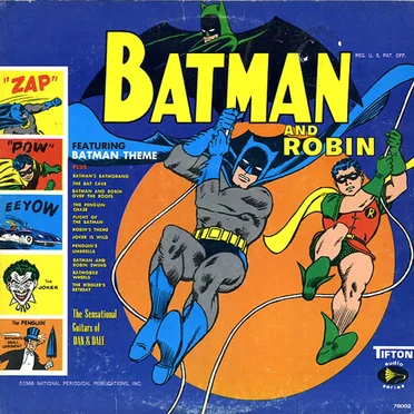 Batman and Robin by The Sensational Guitars of Dan & Dale - album cover