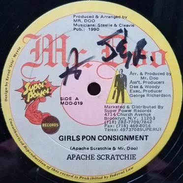 Girls Pon Consignment by Apache Scratchy - album cover