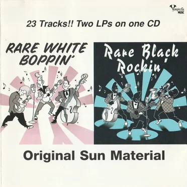 Rare White Boppin' & Rare Black Rockin' by Various Artists - album cover