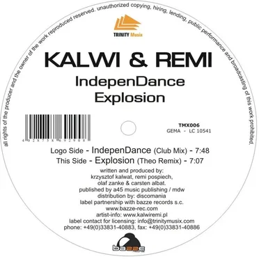 IndepenDance / Explosion by Kalwi & Remi - album cover