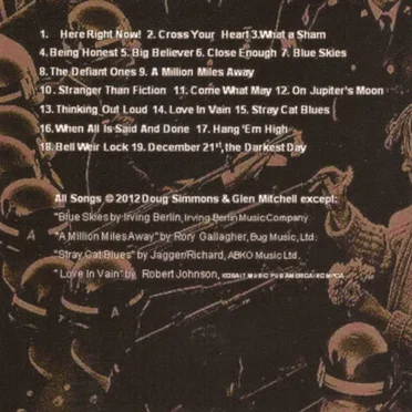 Defiant Ones by Doug Simmons & Glen Mitchell Band - album cover