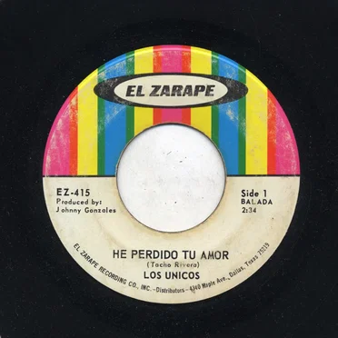 He perdido tu amor / El deseo by Los Unicos - album cover