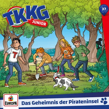 TKKG Junior 37: Das Geheimnis der Pirateninsel by Frank Gustavus - album cover