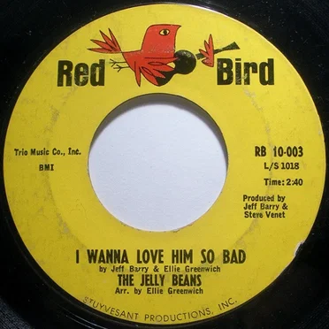 I Wanna Love Him So Bad by The Jelly Beans - album cover