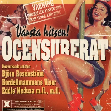 Värsta Hitsen! Ocensurerat by Various Artists - album cover