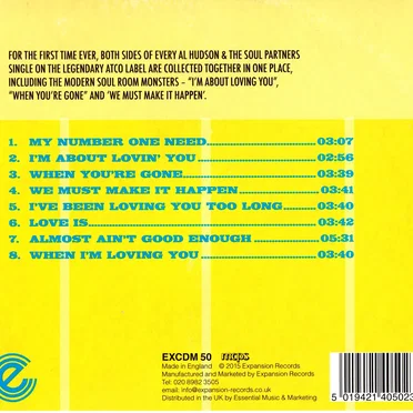The ATCO Years by Al Hudson and the Soul Partners - album cover