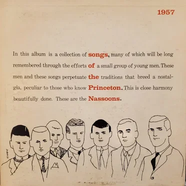 Songs of the Princeton Nassoons 1957