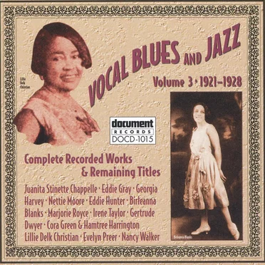 Vocal Blues & Jazz Volume 3 (1921-1928) by Various Artists - album cover