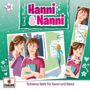Hanni und Nanni 56: Schwere Wahl für Hanni und Nanni by Enid Blyton - album cover