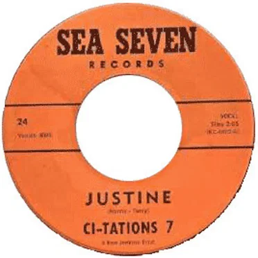 Justine / My Baby by Ci-Tations 7 - album cover