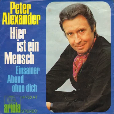 Hier ist ein Mensch / Einsamer Abend ohne dich