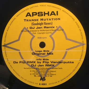 Transe Mutation (Goodnight Ravers) by Apshai - album cover