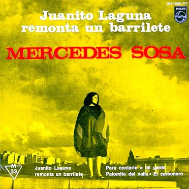 Juanito Laguna remonta un barrilete