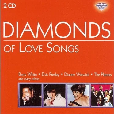 Diamonds of Love Songs by Various Artists - album cover
