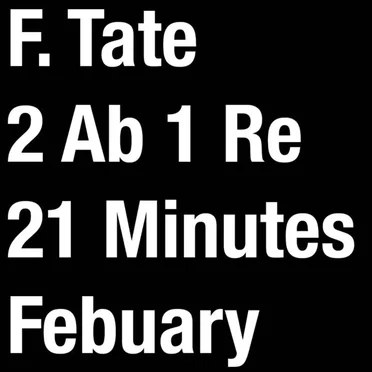 2 Ab 1 Re EP by F. Tate - album cover