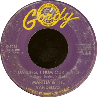 Quicksand / Darling, I Hum Our Song by Martha & the Vandellas - album cover
