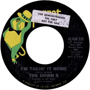 I'm Takin' It Home by The Down 5 - album cover