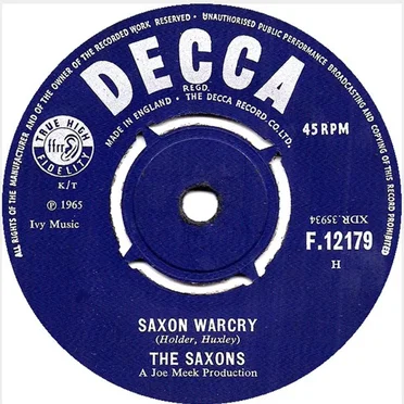 Saxon Warcry / Click-Ete-Clack by The Saxons - album cover