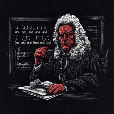One and, and, and, and One and, and Three and, and