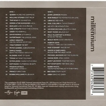 Music of the Millennium by Various Artists - album cover